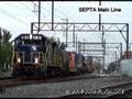 SEPTA Gel Trains leaving Lansdale October 16 2008