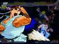 Riot Ken and Hyper Ryu2 vs Nakoruru and Dark Storm K