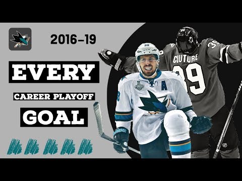 Logan Couture (#39) | EVERY Playoff Goal from 2016-19