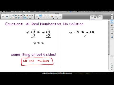 video-linktoworks-Equations All Real Numbers No Solution