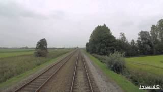 Cabinerit Sneltrein van Leeuwarden naar Groningen.