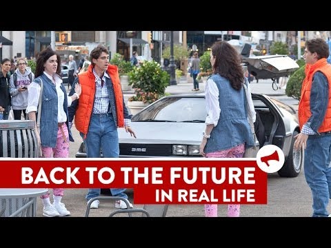 Improv - Full Story: http://dft.ba/-BTTF-IRL Join Us: http://improveverywhere.com/email-lists/ VIDEO EVERY TUESDAY THIS FALL - SUBSCRIBE: http://bit.ly/iesub For our ...