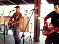 Brian Bortnick and T playing Pride and Joy acoustic