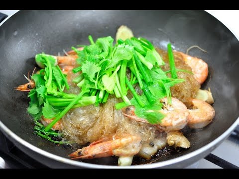 FoodTravelTVChannel - กุ้งอบวุ้นเส้น กุ้งตัวโตๆอบพร้อมกับวุ้นเส้นนุ่มๆ เคล้าด้วยเครื่องปรุงที่หอมกรุ่น...