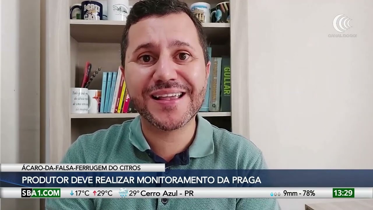 Tempo quente é favorável para o aparecimento do ácaro-da-falsa-ferrugem dos citros