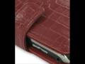 videos de Leather Case for BlackBerry Storm 9500/Storm 9530 - Book Type (Red/Crocodile Pattern)
