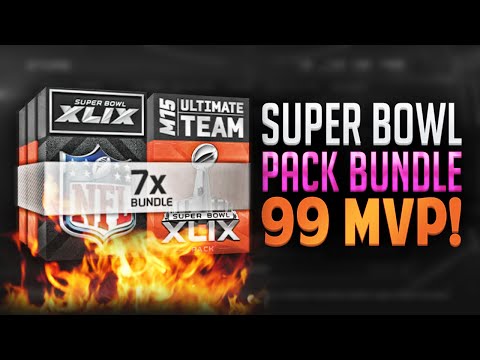 bowl - Let's hit 400 LIKES for ANOTHER Super Bowl Pack Opening! BUNDLE?! A SUPER BOWL PACK BUNDLE OPENING WITH A 99 MVP CARD! These MUT 15 promos are FLAMES! ASTRO, the BEST ...