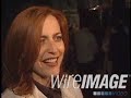 Gillian Anderson on X Files wrap party 2002
