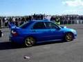 Subaru STi starts in Reverse on Drag - Bishops Court IRL