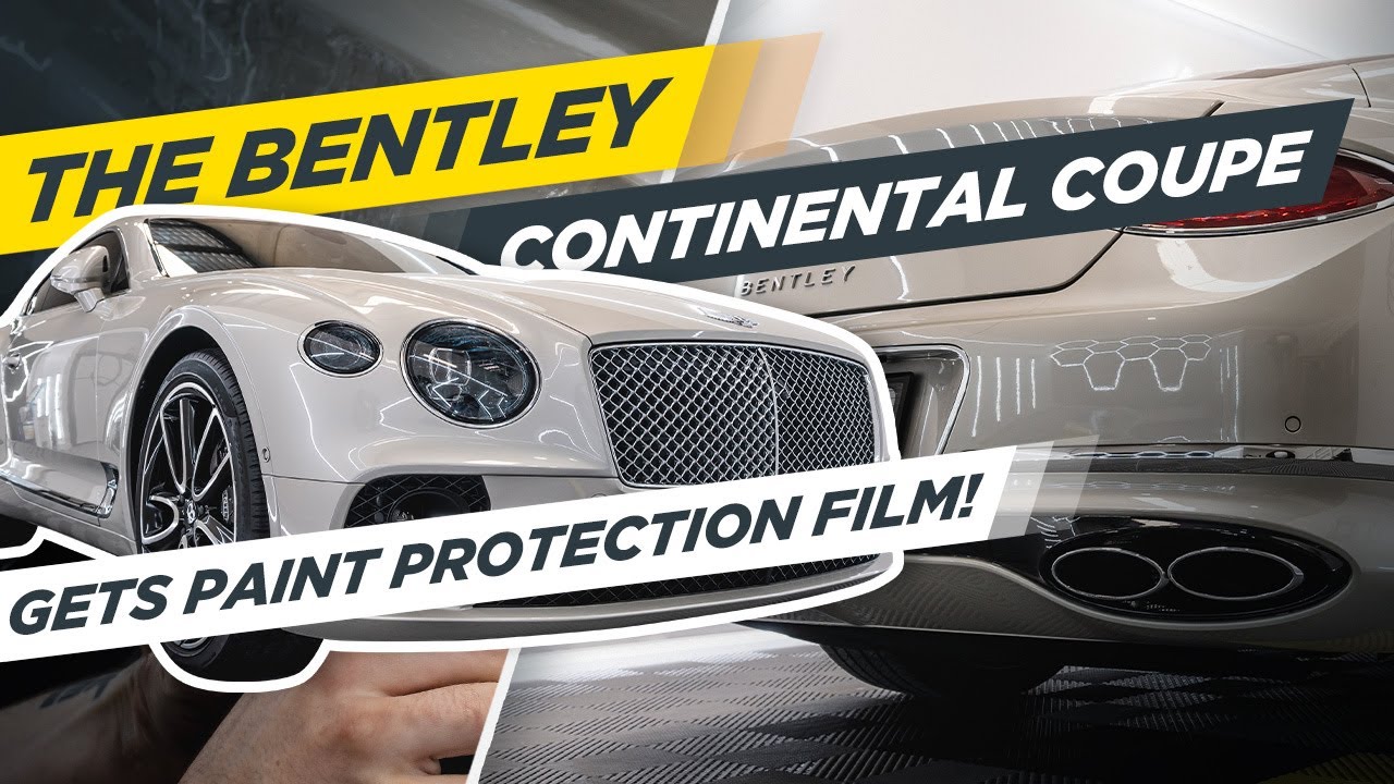 Protecting The Bentley!   The Beauty gets Paint Protection Film!