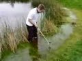 Funny golf shot