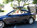 2008 VOLVO C70 hardtop closing