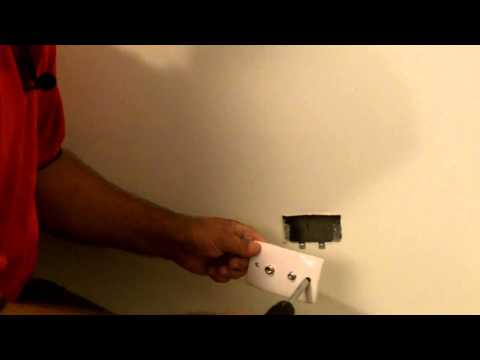 how to fit tv aerial socket