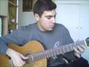 My friend playing guitar
