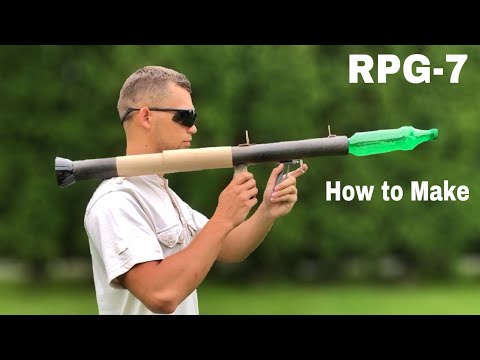 How to Make an Airsoft Rocket - Amazing DIY RPG-7 Air Rocket