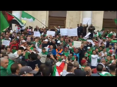 Algerien: Tausende Demonstranten protestieren den z ...