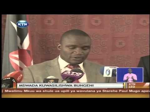 Kamati ya bunge: Prof. Jacob Kaimenyi sharti ajiuzulu! Kamati ya bunge: Prof. Jacob Kaimenyi sharti ajiuzulu!