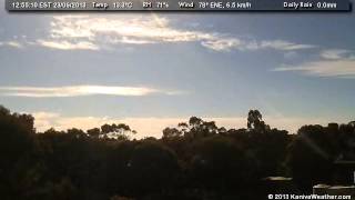 23 June 2013 - North Facing WeatherCam Timelapse - KanivaWeather.com
