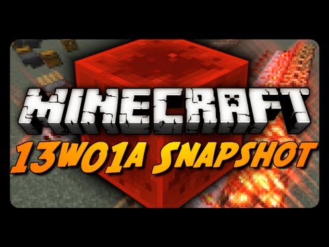 Minecraft Snapshots - 13w01a - The Redstone Update! (1.5 Snapshot)