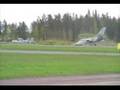 Tornado F3 Nosewheel Up Landing in Finland