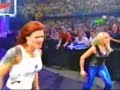 Torrie Wilson and Stacy Keibler vs Lita and Trish Stratus