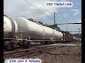CSX Q439 and SEPTA 348 at Stony Hill Road July 20 2006