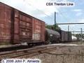 CSX Q439 and SEPTA 348 at Stony Hill Road July 20 2006