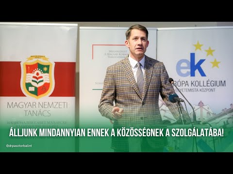 Dr. Pásztor Bálint beszéde az MNT ösztöndíjszerződés aláírásának ünnepségén-cover