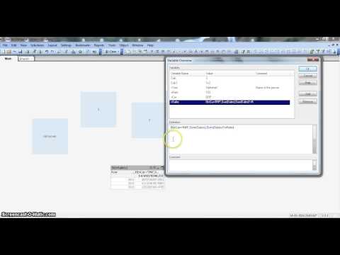 how to define variable in qlikview