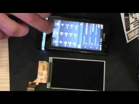 how to repair xperia u screen