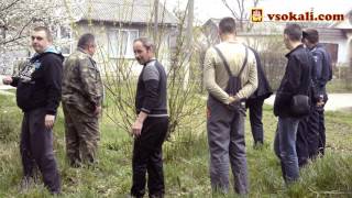 Снаряд біля поліклініки