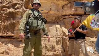 وقفة احتجاجية ضد التوسع الاستيطاني في بلدة دير استيا