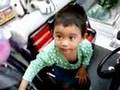 Abira Driving a Car