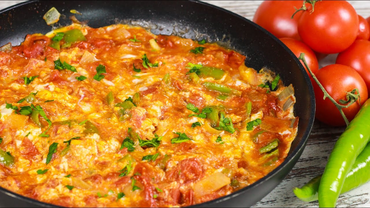 TÜRKISCHES MENEMEN Einfache Rezepte