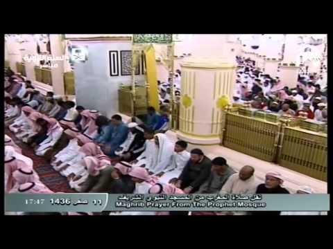 صلاة المغرب المسجد النبوي 1436.02.11ه