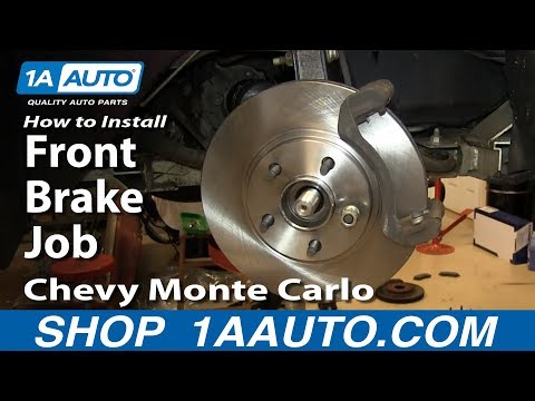 How To Install Replace Do a Front Brake Job 2000-05 Chevy Monte Carlo