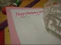 Carousel 3d birthday card I made