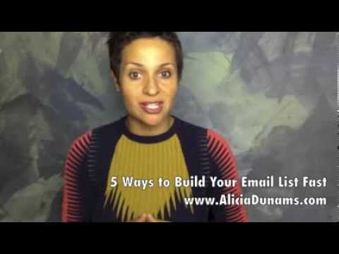 how to build email list