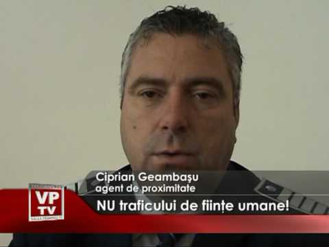 NU traficului de fiinte umane