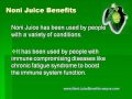 Noni Juice Benefits