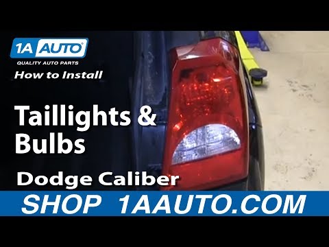 How To Install Replace Change Taillights and Bulbs 2007-12 Dodge Caliber