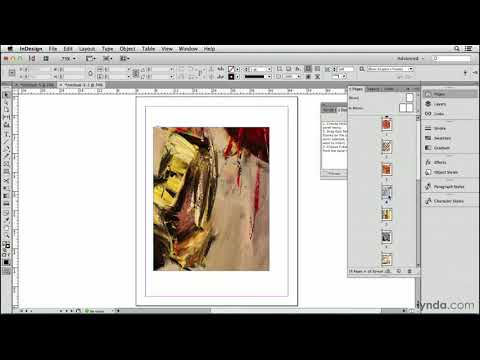 InDesign tutorial: Import a folder full of pictures, one per page | lynda.com