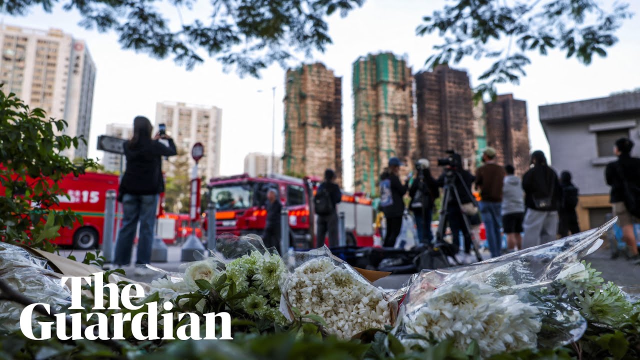 Residents wait to identify bodies as rescue efforts conclude after deadly Hong Kong fire