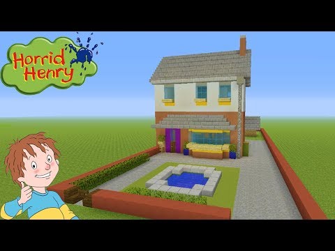 Minecraft Tutorial How To Make Horrid Henrys House Horrid Henry Minecraftvideos Tv