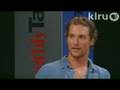 Texas Monthly Talks: Matthew McConaughey