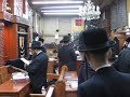 Davening Ma'ariv in the Shomer Shabbos Shul in Boro Park Brooklyn, NY