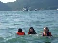 Dopy, Pui and Fiona on the Banana Boat Dopy, Pui and Fiona on the Banana Boat