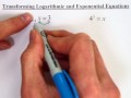 Easy Way to Transform Logs and Exp - Algebra 2