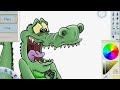 Drawing a gator-Render Drawing a gator-Render
