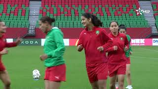 تداريب المنتخب الوطني النسوي استعدادا للمباراة الودية المقبلة